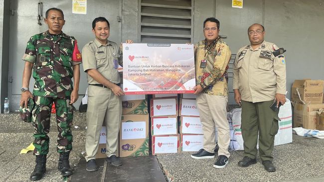 Bank DKI Salurkan Bantuan untuk Korban Kebakaran Manggarai