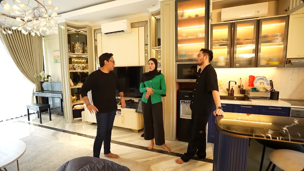 Dapur rumah Syahnaz dan Jeje