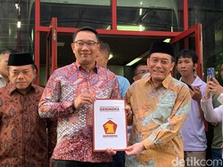 Gerindra Resmi Beri Rekomendasi ke RK-Suswono di Pilgub Jakarta