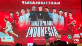 Timnas Indonesia Dapat Dana Segar Rp80 Miliar dari Bank Mandiri