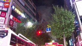 VIDEO: Kebakaran Hotel 9 Lantai di Korsel, 6 Orang Tewas
