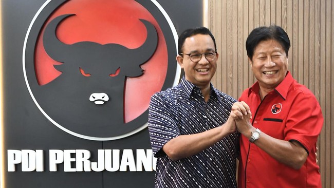 Bakal calon gubernur DKI Jakarta Anies Baswedan bakal mendatangi Kantor DPP PDIP di tengah berita bakal berduet dengan Rano Karno di Pilgub DKI Jakarta 2024.