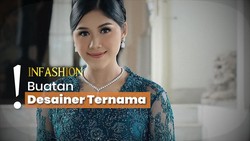 Modisnya Erina Gudono Berkebaya di Kehamilan 8 Bulan