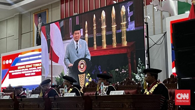 Presiden terpilih Prabowo Subianto berambisi lulusan Unhan dapat berkontribusi kepada bangsa dan negara dengan pengetahuan serta pengalamannya.