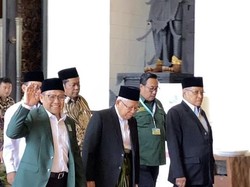 Maruf Amin Hadiri Penutupan Muktamar PKB, Disambut Cak Imin-Said Aqil