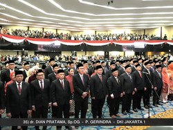 106 Anggota DPRD DKI Jakarta 2024-2029 Resmi Dilantik
