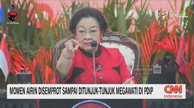 VIDEO: Momen Airin disemprot sampai Ditunjuk-tunjuk Megawati di PDIP