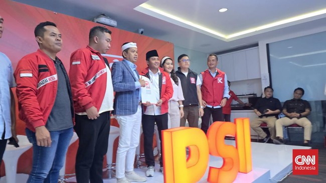 PSI resmi mengusung pasangan Dedi Mulyadi-Erwan Setiawan untuk maju di Pemilihan Gubernur (Pilgub) Jawa Barat 2024.