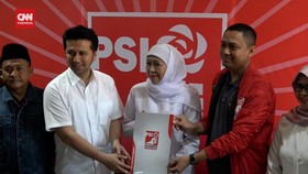 VIDEO: PSI Resmi Usung Khofifah-Emil di Pilgub Jatim, Yakin Menang 70%