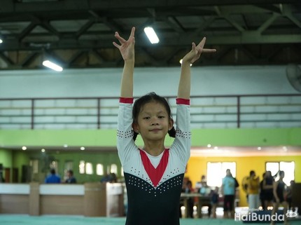 Kisah di Balik Valencia Jovina, Pesulap Cilik Peraih Medali Emas Gymnastic di Bangkok