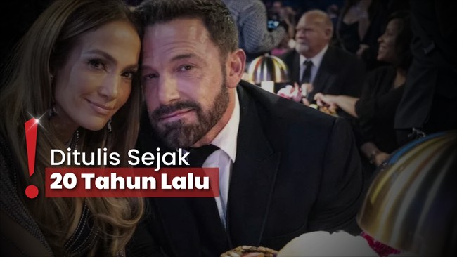 Segera Cerai, Jennifer Lopez Pernah Bocorkan 'Surat Cinta' Ben Affleck