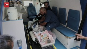 VIDEO: Bayi Prematur di Gaza Dievakuasi Imbas Perintah Israel