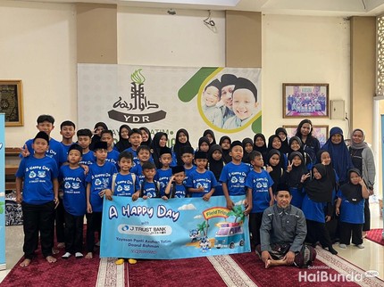Serunya J Trust Bank Ajak Anak Panti Asuhan Daarul Rahman Main ke Playground Unik di Jakarta