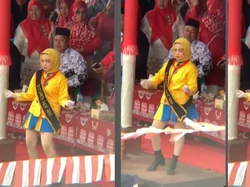 Viral Mayoret Berhijab Pakai Rok Mini Tuai Kontroversi