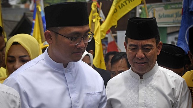 Kubu Andika Hazrumi-Nanang Supriatna menyambut baik keputusan Mahkamah Konstitusi (MK) yang membatalkan hasil Pilkada Kabupaten Serang 2024.