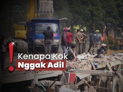 Momen Penggusuran PKL di Puncak Bogor, Pedagang Luapkan Amarah