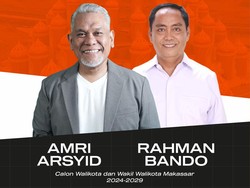 Amri-Rahman Deklarasi-Daftar ke KPU Maju Pilwalkot Makassar Besok Malam