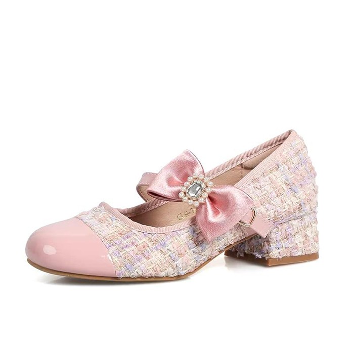 COLINE Tweed High Heels