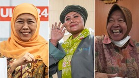 Survei Litbang Kompas: Khofifah 52,5%, Risma 20,9%, Luluk 3,8%
