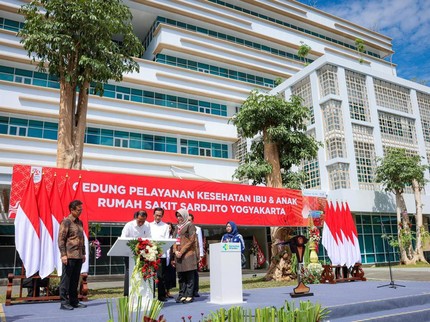 RS Sardjito Yogyakarta Resmikan Gedung Kesehatan Ibu dan Anak untuk Tekan Angka Kematian