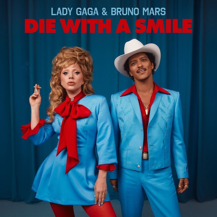 Poster lagu Die With A Smile - Lady Gaga & Bruno Mars