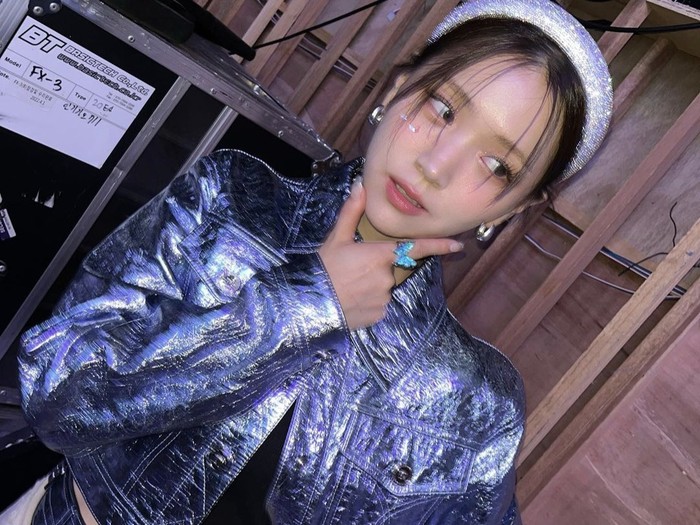 Menurut netizen, Kim Ji Eun punya visual yang cocok menjadi idol. Ia juga sering dimiripkan dengan Ryujin 'ITZY'./ foto: instagram.com/kj_ieun