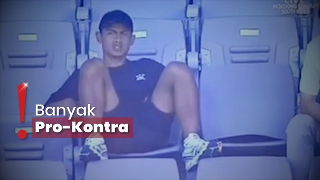 Nonton Timnas Tanding, Cara Duduk Pratama Arhan Dianggap Tak Beretika