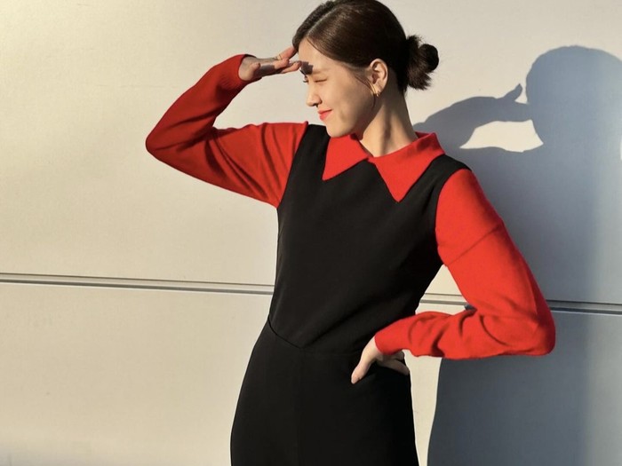 Selain menjadi aktris, Kim Ji Eun juga aktif sebagai model juga, lho!/ foto: instagram.com/kj_ieun