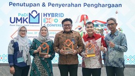 Dukung UMKM Naik Kelas, Pegadaian Borong 3 Apresiasi di PaDi UMKM Expo