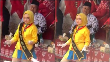 Sosok Mayoret Jilbab Kuning Tuai Kecaman Usai Joget Pakai Rok Mini