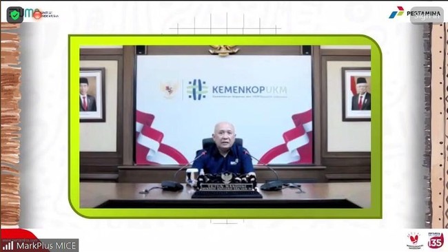 Menteri Koperasi dan UKM RI, Teten Masduki mengapresiasi program Pertamina UMK Academy yang mampu membawa UMK di Indonesia naik kelas dan go global.