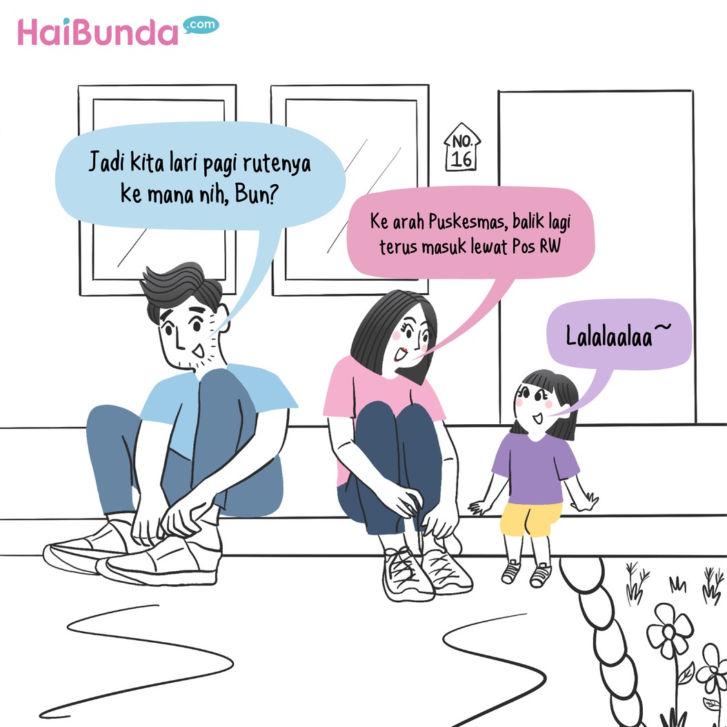 Olahraga, Bun Bukannya Borong Jajanan Gerobak