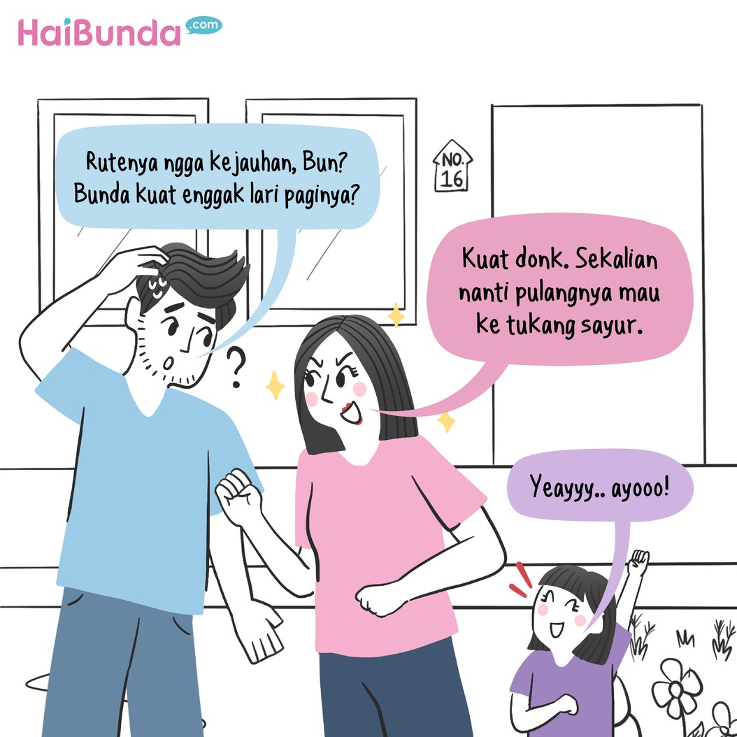 Olahraga, Bun Bukannya Borong Jajanan Gerobak