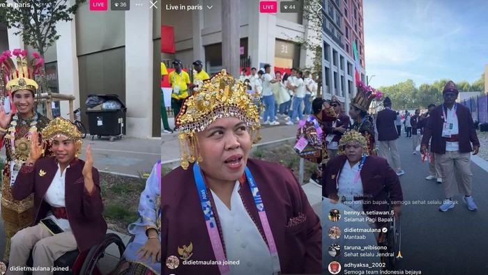 Seragam defile Paralimpiade Paris 2024