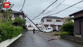 VIDEO: Melihat Kehancuran Jepang usai Diterjang Topan Shanshan