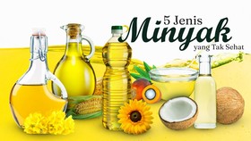 INFOGRAFIS: 5 Jenis Minyak yang Tak Sehat Buat Tubuh