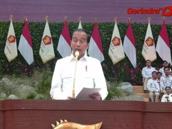 Kader Gerindra Kompak Nyanyi Terima Kasih Jokowi di Rapimnas
