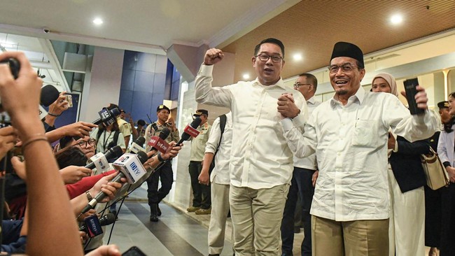 Sstruktur komplit tim sukses Ridwan Kamil-Suswono di Pilkada Jakarta 2024 baru bakal diumumkan besok lusa.