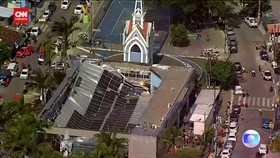 VIDEO: Atap Gereja di Brasil Runtuh, 2 Orang Tewas