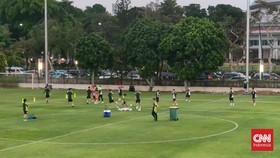 Latihan Timnas Indonesia Dihadiri 11 Pemain, 1 Kiper Absen