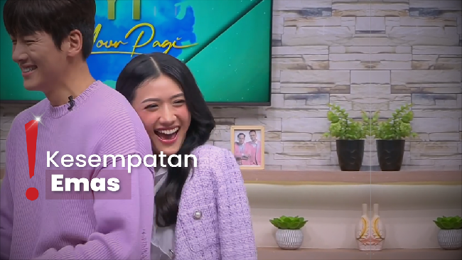 Annisa Azizah Pelukan dengan Ji Chang Wook di Depan Raditya Dika