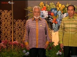 Jokowi Sambut Tamu Negara di Gala Dinner Indonesia-Africa Forum