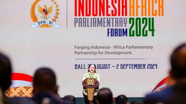 rangkaian IAPF diselenggarakan sejak 31 Agustus - 2 September 2024 di Bali di mana pembukaan acara pagi ini berlangsung di Hotel Grand Hyatt, Nusa Dua.