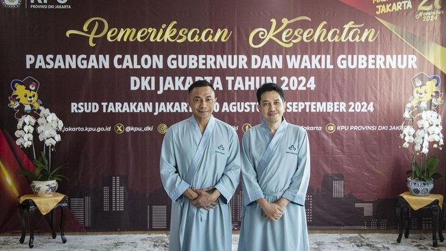 Pasangan calon independen Dharma Pongrekun dan Kun Wardhana di Pilgub DKI Jakarta 2024 menegaskan tidak punya duit melimpah, termasuk untuk blusukan.