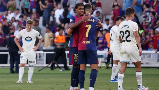 FOTO: Trigol Raphinha dalam Pesta 7-0 Barcelona