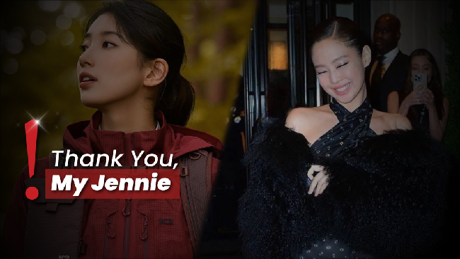 Senangnya Bae Suzy Dikirimi Coffee Truck oleh Jennie BLACKPINK