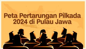INFOGRAFIS: Peta Pertarungan Pilkada 2024 di Pulau Jawa