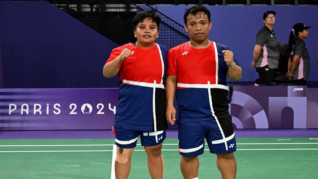 Duet Indonesia Subhan/Rina Sumbang Medali Perunggu Paralimpiade 2024