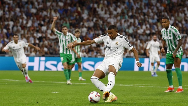 Kegemilangan Mbappe Antarkan Madrid Tumbangkan Betis dengan Skor 2-0