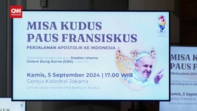 VIDEO: Indonesia Bersiap Sambut Kedatangan Paus Fransiskus